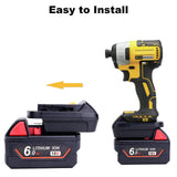 Kotoate ML18DL Battery Adapter Compatible with Dewalt 20V Cordless Tools, Adapter Compatible with Milwaukee 18V M18 Battery to Replacement for Dewalt 20V Max Lithium Battery (Adapter Only) Kotoate