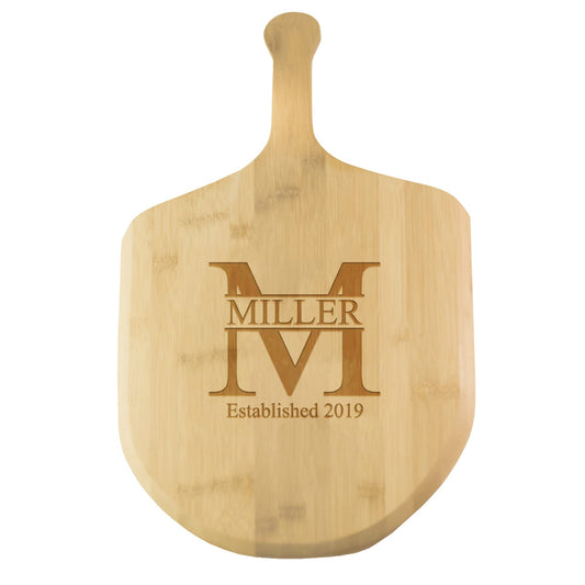 Sofia's Findings Personalized Pizza Paddle | Bamboo Wood Paddle Board - Miller Design - WoodArtSupply