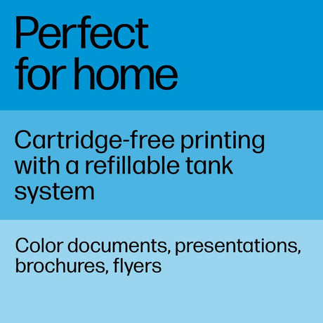 HP Smart -Tank Plus 651 Wireless All-in-One Ink -Tank Printer, up to 2 Years of Ink in Bottles, Auto Document Feeder, Mobile Print, Scan, Copy, Works with Alexa (7XV38A) HP
