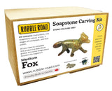 Fox Medium Soapstone Carving Kit DIY Arts and Crafts Kit Generic