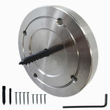 3" Wood Lathe Faceplate with Screw Chuck for 1" x 8TPI Woodworking Spindle HAIDMAEN