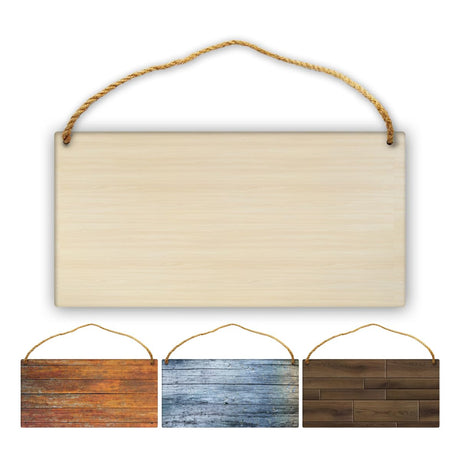 Xswzaqolk Custom Wooden Signs with Your Any Text Image Logo Personalized Welcome Front Door Plate Garden Family Cave Bar Cafe Wall Decor, 11.8"x5.9" Xswzaqolk