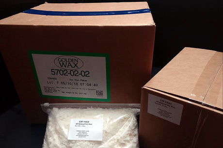 Golden Brand 464 Soy Wax Flakes, All Natural Soy Wax Wholesale Wax for Candle Making Supplies (45 LB), White, GW-464 BSVI