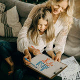 16 Pcs Inspirational Word Stencils, Quote & Phrase Sayings Templates, Craft Stencils for Painting on Wood, Wall, Canvas, Fabrics, Paper & Home Signs - Reusable 7.87 x 7.87 Inches HZMM