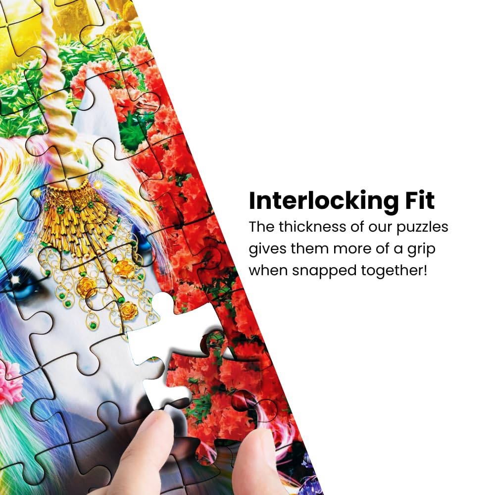 Masterpieces 300 Piece EZ Grip Glow in The Dark Jigsaw Puzzle - Singing Seahorses - 18"x24" Masterpieces