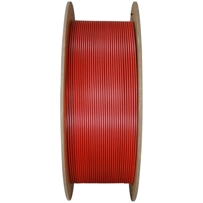 Polymaker Dual Color Matte PLA Filament 1.75mm Black-Red, Coextrusion 1.75 PLA 3D Printer Filament 1kg - Experience a Unique Dichromatic Matte Finish with PolyTerra PLA 1.75mm (+/- 0.03mm) - WoodArtSupply