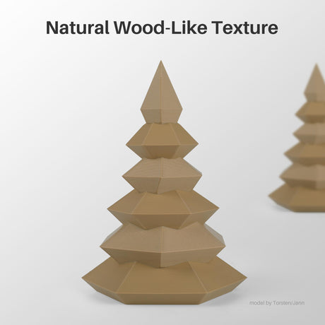 ELEGOO Wood PLA Filament 1.75mm 1KG, Real Wood Fibers Added 3D Printer Filament Dimensional Accuracy +/- 0.02mm, 1kg Spool(2.2lbs) Fits for Most FDM 3D Printers ELEGOO