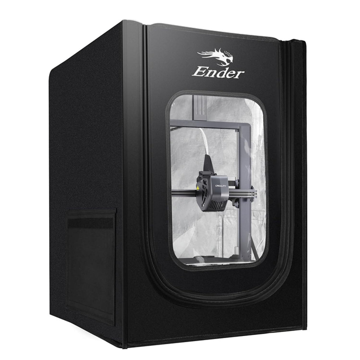 Creality Official 3D Printer Enclosure, Fireproof and Dustproof Tent Constant Temperature Protective Cover Compatible with Creality Ender 3/ Ender 3 V3 SE/Ender 3 V3 KE, 18.89”x 23.62” x28.34” Creality