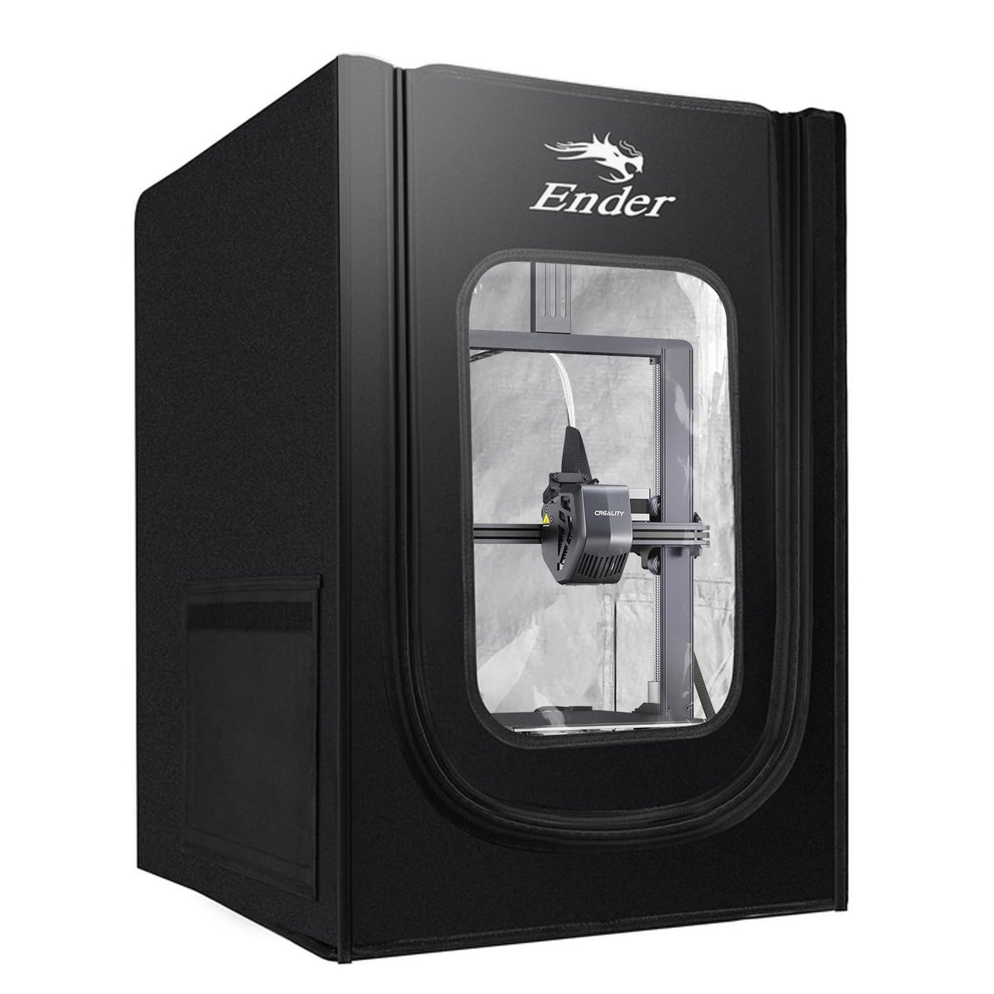 Creality Official 3D Printer Enclosure, Fireproof and Dustproof Tent Constant Temperature Protective Cover Compatible with Creality Ender 3/ Ender 3 V3 SE/Ender 3 V3 KE, 18.89”x 23.62” x28.34 - WoodArtSupply