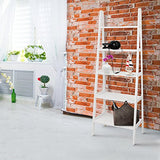 Casual Home 5-Shelf Ladder Bookcase, White Casual Home