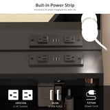 Vabches Makeup Vanity with Lighted Mirror & Power Outlet, White Vanity Set Vanity Desk, Clearance Makeup Vanity 3 Lighting Colors, Brightness Adjustable, 31.5in(W) Vabches