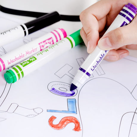 Mr. Pen- Washable Markers, 10 Pack, Assorted Colors, Broad Line, Kids Washable Markers Washable Markers for Kids markers, Fine Tip Markers, Color Markers, Washable Marker Sets, Kid Markers Mr. Pen