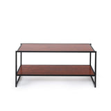 ZINUS TV Stand with Shelf, 40 Inch, Red mahogany wood grain Zinus