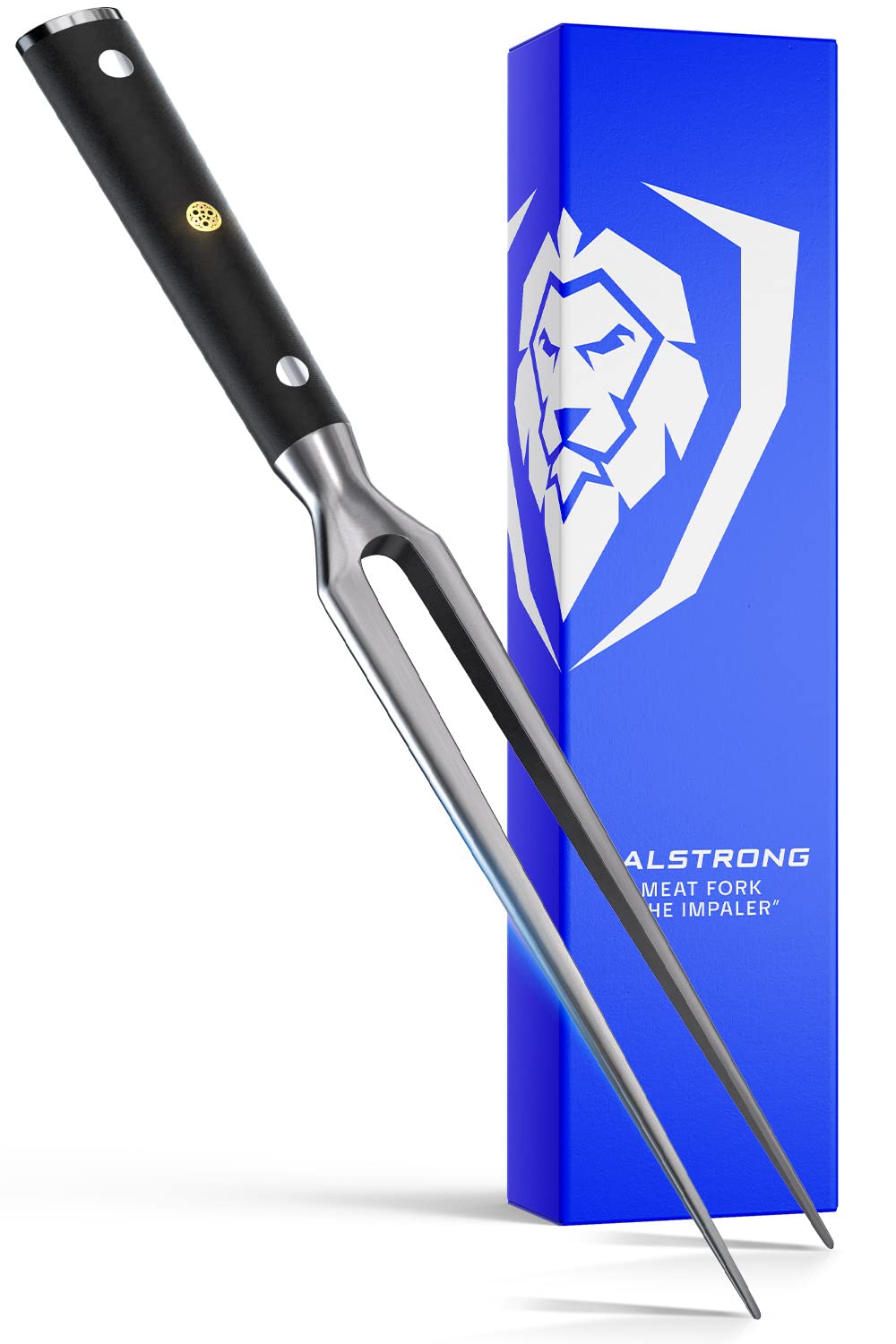 DALSTRONG Meat Fork - 7 inch - "The Impaler" - Dual-Prong Carving & BBQ Fork - High Carbon Stainless Steel - G10 Garolite Handle - Professional Barbecue Carving Fork - Kitchen Utensils Dalstrong