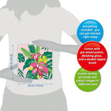 Ravensburger CreArt Tropical Plants Paint by Numbers Kit for Adults - 23518 - Painting Arts and Crafts for Ages 12 and Up Ravensburger