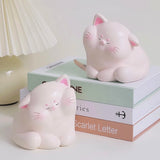 Cute Cat Book Ends for Shelves, Non-Slip Bookends for Heavy Books, Decorative Book Ends for Kids, Unique Bookends to Hold Books, Book Holders for Shelves, Book Stopper Cat GEPNUOQT