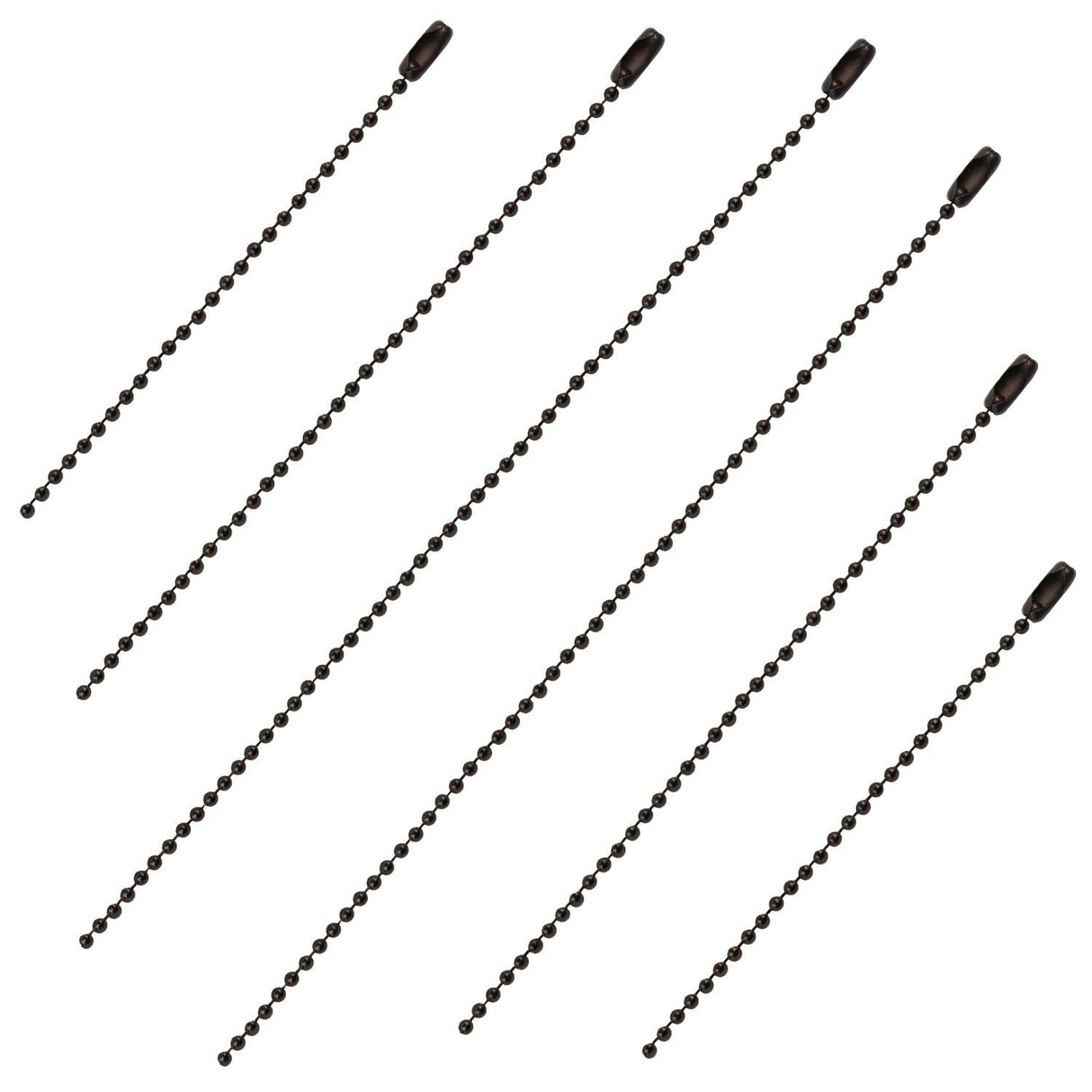 Blue Donuts Ceiling Fan Pull Chain Extender 3.2mm Diameter Oil Rubbed Bronze Chain Extension, Pack of 6 â€“ Two 12 Inch, Two 24 Inch, Two 36 Inch, Metal, Brown Blue Donuts