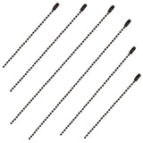 Blue Donuts Ceiling Fan Pull Chain Extender 3.2mm Diameter Oil Rubbed Bronze Chain Extension, Pack of 6 â€“ Two 12 Inch, Two 24 Inch, Two 36 Inch, Metal, Brown Blue Donuts