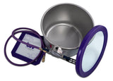 BVV 3 Gallon Wide Stainless Steel Vacuum Chamber with Reversible Silicone Gasket, Glycerin-Filled Gauge, 50-Micron Air Filter, Degassing Chamber with User-Friendly Connections - Made in USA BEST VALUE VACS