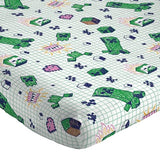 Jay Franco Kids Sheet Set with Fitted, Flat Sheets & Pillow Cover - Ultra-Soft Bedding with Pillowcase for Room Decor, Multi - Minecraft, 3 Piece Twin Jay Franco