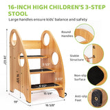 StrongTek Toddler Step Stool for Kitchen and Bathroom, Kids Step Stool for Learning, Toddler Kitchen Stool Helper, and Toddler Standing Tower - 28" High, with Wheels and Handles, 350 lbs Capacity StrongTek