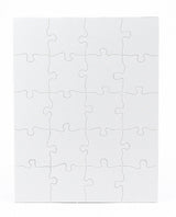 12 Blank Jigsaw Puzzles – 10.25 x 13.25 Inch, 20 Pieces Each – Hygloss DYI Party invites, Perfect for Decorating, Kids' Activities, Arts & Crafts or Party Favors - Puzzle Pieces to Draw On for Crafts Hygloss