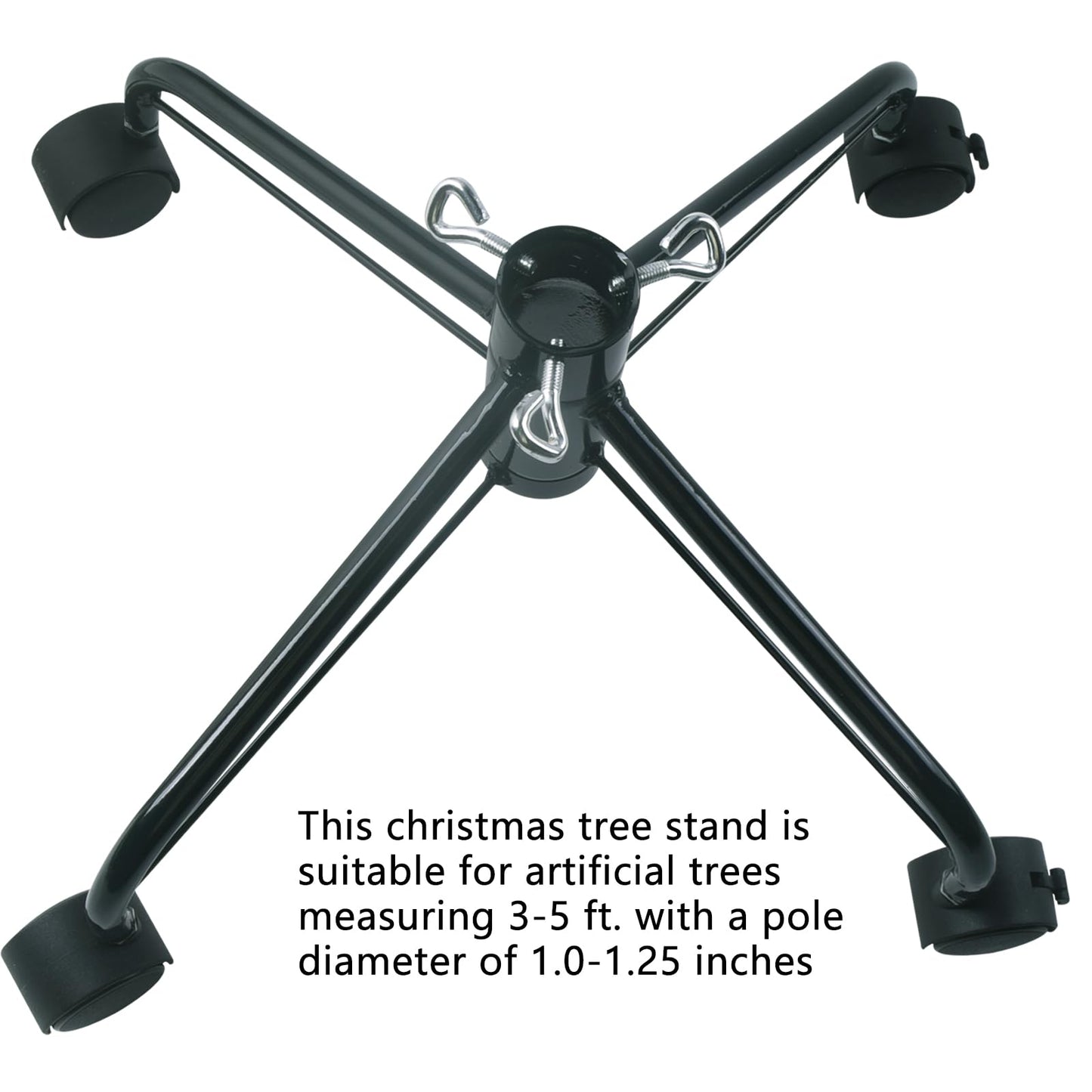 Vencer 16'' Folding Tree Stand with Rolling Wheels for Artificial Trees,VCT-001