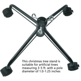 Vencer 16'' Folding Tree Stand with Rolling Wheels for Artificial Trees,VCT-001 Vencer