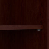 Bush Furniture Cabot Kitchen Pantry Cabinet with Doors, Tall, Harvest Cherry Bush Business Furniture