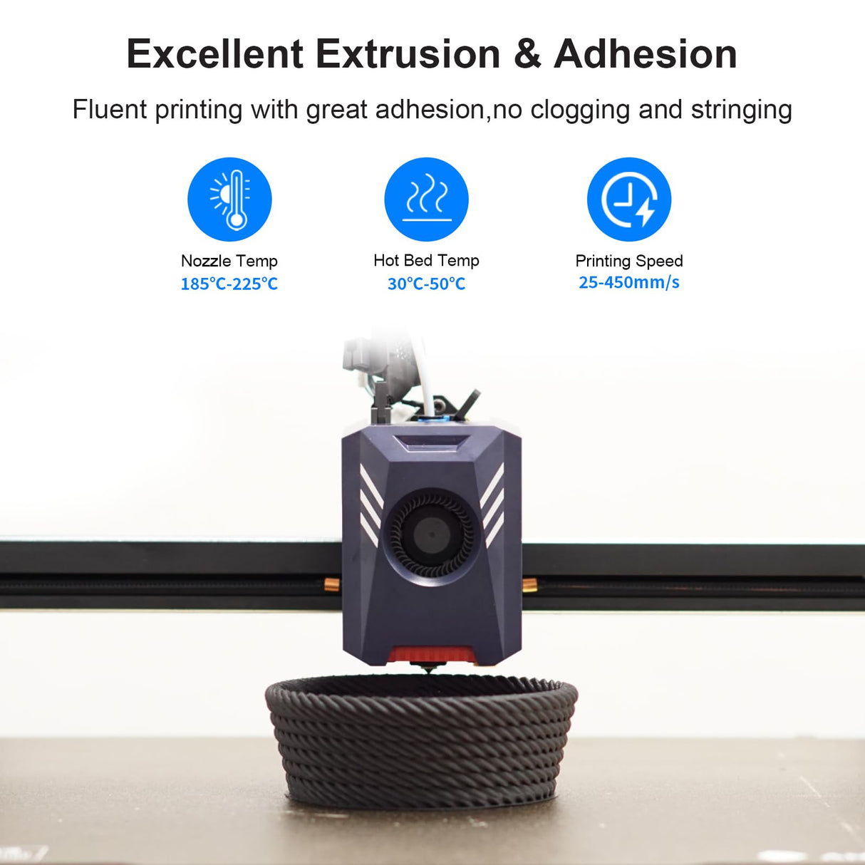 NextShapes Standard PLA 1.75mm with Reusable Spool Set, Detachable & Easy to Use, Neatly Wound & High Speed 3D Printing Filament for Most FDM 3D Printers (Wood, 1000g) NextShapes