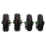 8'' Pneumatic Swivel Casters Set of 4 Heavy Duty Air Tires Rubber Wheel with Bolt on for Workbench Furniture Cabinet Woodbox - Max-Load 220.46lbs RudiUsoy