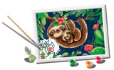 Ravensburger CreArt Sweet Sloths Paint by Numbers Kit for Kids - Painting Arts and Crafts for Ages 9 and Up Ravensburger