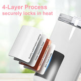 Icesip 24Pack 40oz Sublimation Tumblers with White Handle, Stainless Steel Double Wall Vacuum Insulated Travel Mugs, Sublimation Tumbler for Heat Transfer Machine Printing Icesip