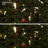 Brizled Warm White LED Christmas Lights, 2 Pack 33ft 100 Lights, Connectable for Trees, Home, Party, Indoor and Outdoor Decor Brizled