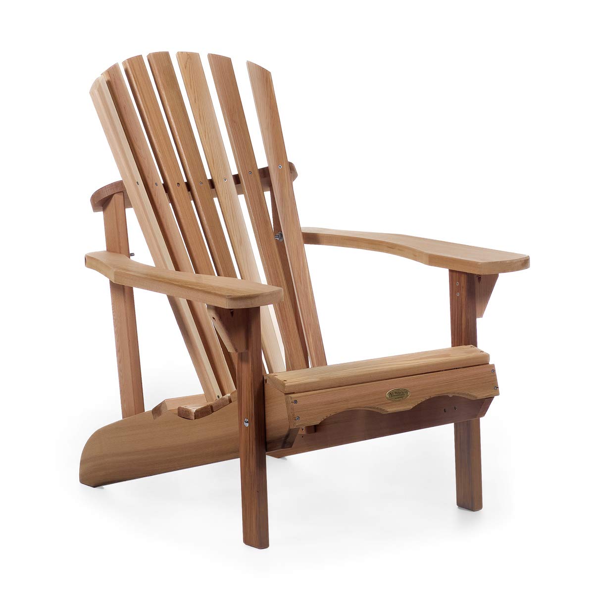 All Things Cedar AA21 Adirondack Adult Cedar Patio Chair | Outdoor Wood Furniture & Garden Chair | Ergonomic Back Support, Unassembled Deck Chairs 32x36x38” - WoodArtSupply