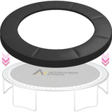 Trampoline Pad Replacement 12 FT Trampoline Replacement Safety Pad 12FT Trampoline Spring Cover Waterproof UV Resistant Tear Resistant Surround Spring Foam Cover for Round Frame No Hole for Pole Black ULTRAPOWER SPORTS