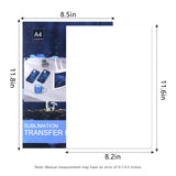 MAIKESUB Sublimation Paper 8.5x11 Inch 100 Sheets Only Compatible with Sublimation Printer and Sublimation Ink 125g MAIKESUB
