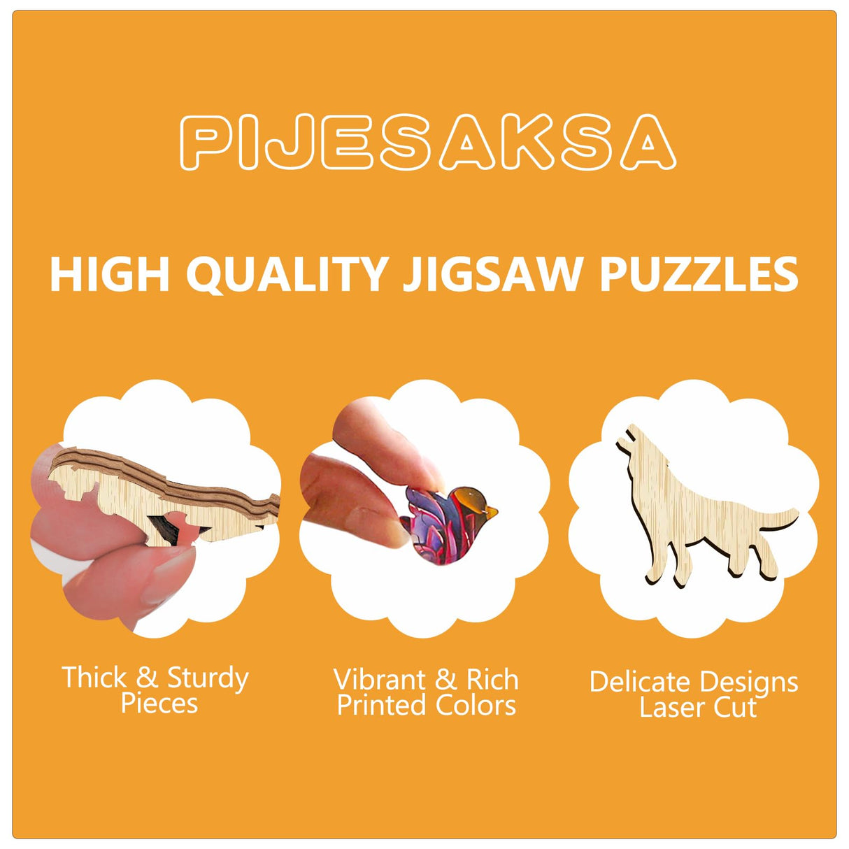 Wooden Puzzles for Adults - Sleeping Dragon Wooden Puzzle, Unique Shape Wooden Jigsaw Puzzles for Adults, Wood Puzzles Adult, Perfect for Birthday Gift, Family Puzzle, 200 Piece 11.4 x 10.9in Medium Pijesaksa