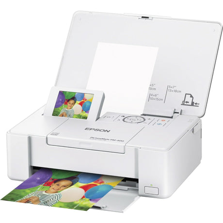 Epson PictureMate PM-400 Wireless Compact Color Photo Printer, white Epson