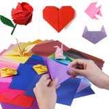 Opret Origami Paper Large, 100 Sheets 20x20cm / 8 inch Large Origami Paper 50 Vivid Colors Single Sided for Arts and Crafts Projects Opret
