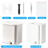 Poschink Waste Ink Pad Replacement for EPSON Ecotank ET-2800 ET-2803 ET-2720 ET-2400 ET-2711 ET-4700 L3110 L3210 L3150 L3250 etc. Printers, Maintenance Box with Extra Sponge Absorbant Poschink