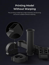 Creality Carbon Fiber Filament 1.75mm, 3D Printer Filament, 1kg (2.2lbs) Spool, No Warp Enhanced Toughness, ±0.03mm Accuracy Printing Filament, for K1C/ K1 Max & More (Carbon Fiber) Creality