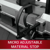 JET 7" x 12" Deluxe Horizontal/Vertical Bandsaw, 3/4 HP, 115/230V 1Ph (Model HVBS-712D) Jet