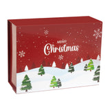 Christmas Gift Boxes with Lids, 9x7x3.5 Inches Luxury Xmas Eve Gift Box, Collapsible Red Gift Boxes with Magnetic Closure for Presents Wrapping Gifts CHARMGIFTBOX