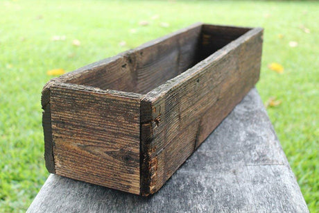 24" Rustic Planter Box (3.25-3.75"T - Short Version) Generic
