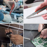 Soldering Iron, Soldering Kit, 19-in-1 60w Soldering Iron Kit Electronics Adjustable Temperature Welding Iron with ON/OFF Switch, Digital Multimeter, 5 Tips, Desoldering Pump, Screwdriver, Tweezers HANDSKIT