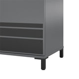 SystemBuild Evolution Shelby Garage Base Cabinet 2 Door, Graphite SystemBuild Evolution