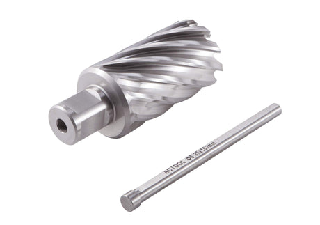 ACTOOL 1-3/8" Diameter × 2" Depth of Cut HSS ANNULAR Cutter with 3/4'' Weldon Shank ACTOOL