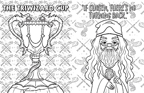 Magical Games Coloring Book (Harry Potter) WoodArtSupply