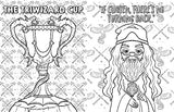 Magical Games Coloring Book (Harry Potter) WoodArtSupply